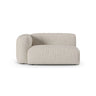 Martina Modulares Sofa Sitzelement, Linke Seite, Sitztiefe 90 cm, aus Boucle in Beige (Monet Sand), 160x120 cm von Micadoni – Bild 1