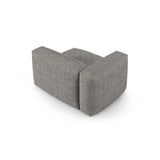 Martina Modulares Sofa Sitzelement, Linke Seite, Sitztiefe 90 cm, aus Boucle in Graphit (Monet Graphite), 120x120 cm von Micadoni – Bild 4