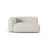 Martina Modulares Sofa Sitzelement, Linke Seite, Sitztiefe 90 cm, aus Boucle in Grau Beige meliert (Monet Pearl), 160x120 cm von Micadoni – Bild 1