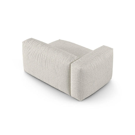 Martina Modulares Sofa Sitzelement, Linke Seite, Sitztiefe 90 cm, aus Boucle in Grau Beige meliert (Monet Pearl), 160x120 cm von Micadoni – Bild 4