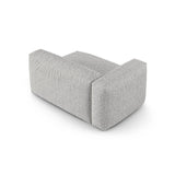 Martina Modulares Sofa Sitzelement, Linke Seite, Sitztiefe 90 cm, aus Boucle in Silber (Monet Silver), 160x120 cm von Micadoni – Bild 4