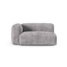 Martina Modulares Sofa Sitzelement, Linke Seite, Sitztiefe 90 cm, aus Cord in Hellgrau (Tilia 86), 160x120 cm von Micadoni – Bild 1