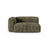Martina Modulares Sofa Sitzelement, Linke Seite, Sitztiefe 90 cm, aus Cord in Moosgrün (Tilia 37), 160x120 cm von Micadoni – Bild 1