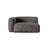 Martina Modulares Sofa Sitzelement, Linke Seite, Sitztiefe 90 cm, aus Samt in Grau (Vogue 15), 160x120 cm von Micadoni – Bild 1