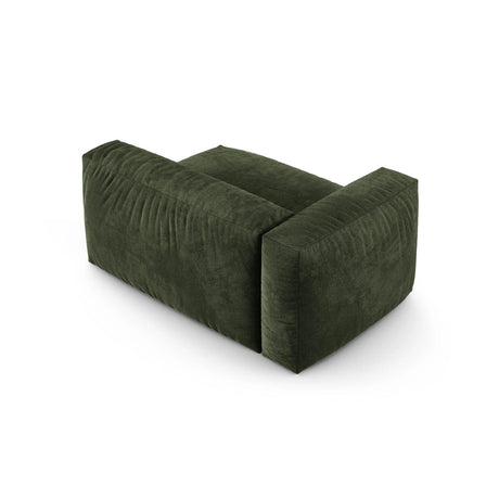 Martina Modulares Sofa Sitzelement, Linke Seite, Sitztiefe 90 cm, aus Samt in Grün (Vogue 11), 160x120 cm von Micadoni – Bild 4