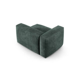 Martina Modulares Sofa Sitzelement, Linke Seite, Sitztiefe 90 cm, aus Samt in Petrol (Vogue 12), 120x120 cm von Micadoni – Bild 4