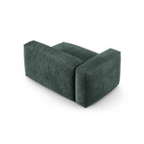 Martina Modulares Sofa Sitzelement, Linke Seite, Sitztiefe 90 cm, aus Samt in Petrol (Vogue 12), 160x120 cm von Micadoni – Bild 4