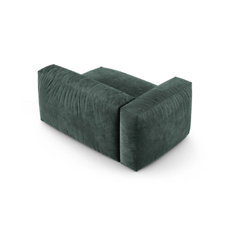 Martina Modulares Sofa Sitzelement, Linke Seite, Sitztiefe 90 cm, aus Samt in Petrol (Vogue 12), 160x120 cm von Micadoni – Bild 4