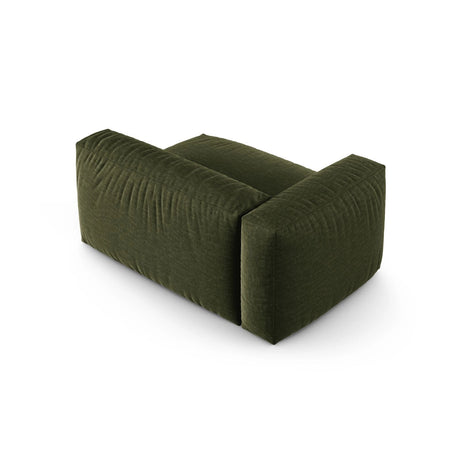 Martina Modulares Sofa Sitzelement, Linke Seite, Sitztiefe 90 cm, aus Strukturierter Stoff in Grün (Boston Forest), 160x120 cm von Micadoni – Bild 4