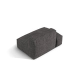 Martina Modulares Sofa Sitzelement, Linke Seite, aus Boucle in Anthrazit (Monet Anthracite), 133x106 cm von Micadoni – Bild 4