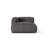 Martina Modulares Sofa Sitzelement, Linke Seite, aus Boucle in Anthrazit (Monet Anthracite), 176x120 cm von Micadoni – Bild 1