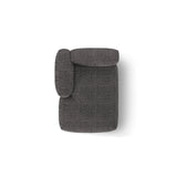 Martina Modulares Sofa Sitzelement, Linke Seite, aus Boucle in Anthrazit (Monet Anthracite), 176x120 cm von Micadoni – Bild 5