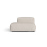 Martina Modulares Sofa Sitzelement, Linke Seite, aus Boucle in Beige (Monet Sand), 133x106 cm von Micadoni – Bild 1