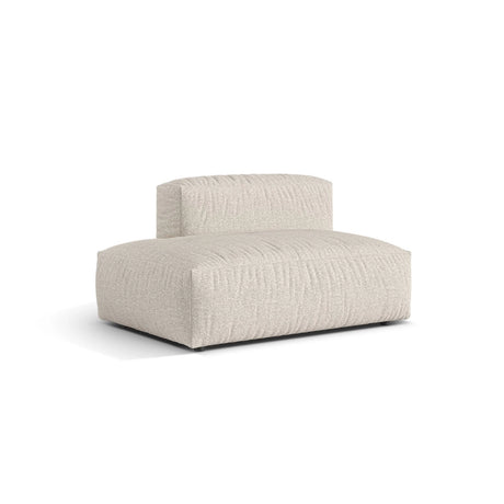Martina Modulares Sofa Sitzelement, Linke Seite, aus Boucle in Beige (Monet Sand), 133x106 cm von Micadoni – Bild 3
