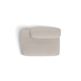 Martina Modulares Sofa Sitzelement, Linke Seite, aus Boucle in Beige (Monet Sand), 133x106 cm von Micadoni – Bild 5