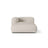 Martina Modulares Sofa Sitzelement, Linke Seite, aus Boucle in Beige (Monet Sand), 176x120 cm von Micadoni – Bild 1