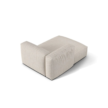 Martina Modulares Sofa Sitzelement, Linke Seite, aus Boucle in Beige (Monet Sand), 176x120 cm von Micadoni – Bild 4