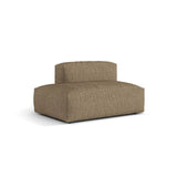 Martina Modulares Sofa Sitzelement, Linke Seite, aus Boucle in Cappuccino (Monet Cappucino), 133x106 cm von Micadoni – Bild 3