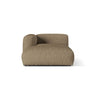 Martina Modulares Sofa Sitzelement, Linke Seite, aus Boucle in Cappuccino (Monet Cappucino), 176x120 cm von Micadoni – Bild 1