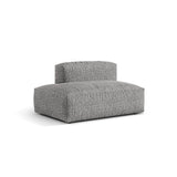 Martina Modulares Sofa Sitzelement, Linke Seite, aus Boucle in Graphit (Monet Graphite), 133x106 cm von Micadoni – Bild 3