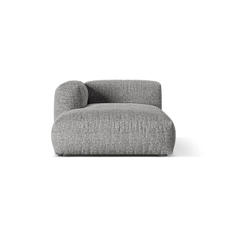 Martina Modulares Sofa Sitzelement, Linke Seite, aus Boucle in Graphit (Monet Graphite), 176x120 cm von Micadoni – Bild 1