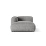 Martina Modulares Sofa Sitzelement, Linke Seite, aus Boucle in Graphit (Monet Graphite), 176x120 cm von Micadoni – Bild 1