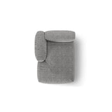 Martina Modulares Sofa Sitzelement, Linke Seite, aus Boucle in Graphit (Monet Graphite), 176x120 cm von Micadoni – Bild 5