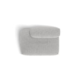Martina Modulares Sofa Sitzelement, Linke Seite, aus Boucle in Silber (Monet Silver), 133x106 cm von Micadoni – Bild 5
