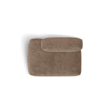 Martina Modulares Sofa Sitzelement, Linke Seite, aus Cord in Acorn (Tilia 17), 133x106 cm von Micadoni – Bild 5