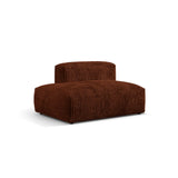 Martina Modulares Sofa Sitzelement, Linke Seite, aus Cord in Brick (Tilia 52), 133x106 cm von Micadoni – Bild 3