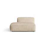 Martina Modulares Sofa Sitzelement, Linke Seite, aus Samt, Cord, Boucle oder Strukturstoff, 133x106 cm von Micadoni – Bild 1