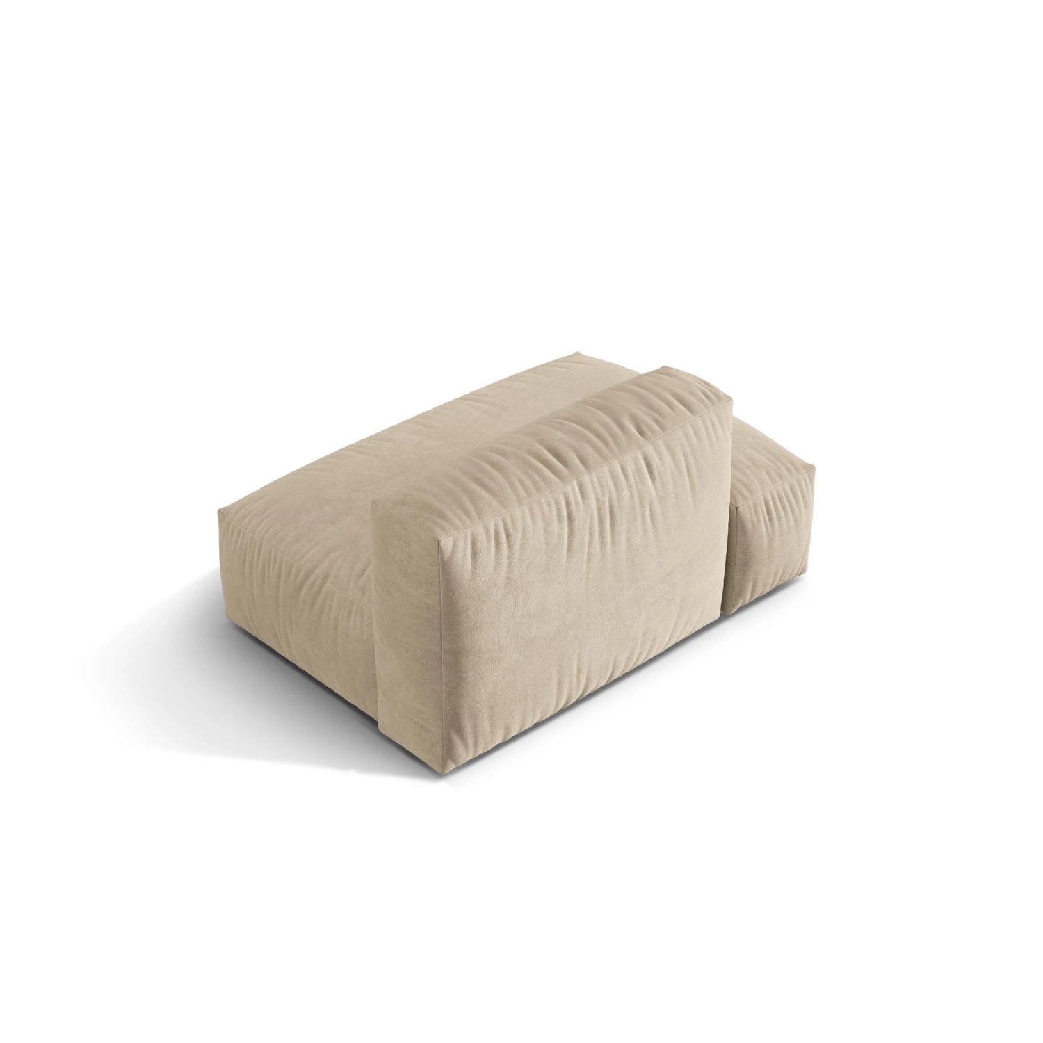 Martina Modulares Sofa Sitzelement, Linke Seite, aus Samt, Cord, Boucle oder Strukturstoff, 133x106 cm von Micadoni – Bild 4