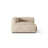 Martina Modulares Sofa Sitzelement, Linke Seite, aus Samt, Cord, Boucle oder Strukturstoff, 176x120 cm von Micadoni – Bild 1