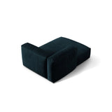 Martina Modulares Sofa Sitzelement, Linke Seite, aus Samt in Deep Petrol (Vogue 13), 176x120 cm von Micadoni – Bild 4