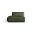 Martina Modulares Sofa Sitzelement, Linke Seite, aus Samt in Grün (Vogue 11), 133x106 cm von Micadoni – Bild 1