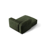 Martina Modulares Sofa Sitzelement, Linke Seite, aus Samt in Grün (Vogue 11), 176x120 cm von Micadoni – Bild 4
