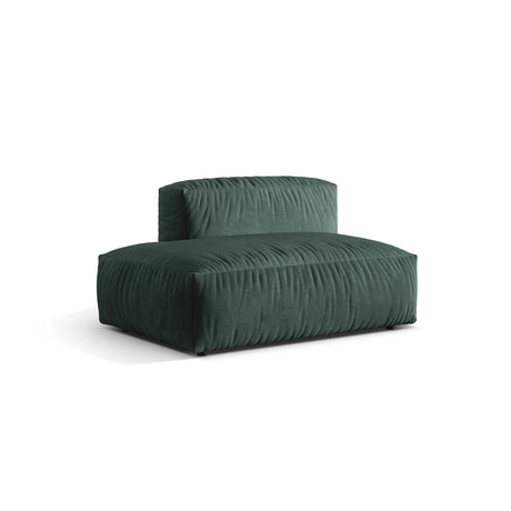 Martina Modulares Sofa Sitzelement, Linke Seite, aus Samt in Petrol (Vogue 12), 133x106 cm von Micadoni – Bild 3