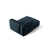 Martina Modulares Sofa Sitzelement, Linke Seite, aus Strukturierter Stoff in Blau Jeans (Boston Ocean), 176x120 cm von Micadoni – Bild 4
