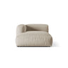 Martina Modulares Sofa Sitzelement, Linke Seite, aus Strukturierter Stoff in Leichtes Beige (Boston Toffee), 176x120 cm von Micadoni – Bild 1