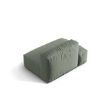 Martina Modulares Sofa Sitzelement, Linke Seite, aus Strukturierter Stoff in Moosgrün (Boston Water Green), 133x106 cm von Micadoni – Bild 4