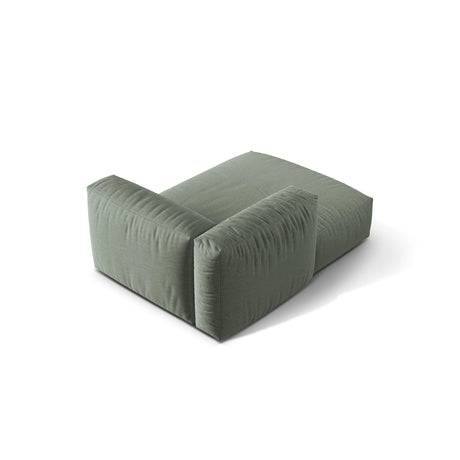 Martina Modulares Sofa Sitzelement, Linke Seite, aus Strukturierter Stoff in Moosgrün (Boston Water Green), 176x120 cm von Micadoni – Bild 4