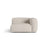 Martina Modulares Sofa Sitzelement, Rechte Seite, Sitztiefe 76 cm, aus Boucle in Beige (Monet Sand), 120x106 cm von Micadoni – Bild 1