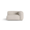 Martina Modulares Sofa Sitzelement, Rechte Seite, Sitztiefe 76 cm, aus Boucle in Beige (Monet Sand), 120x106 cm von Micadoni – Bild 1