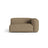 Martina Modulares Sofa Sitzelement, Rechte Seite, Sitztiefe 76 cm, aus Boucle in Cappuccino (Monet Cappucino), 160x106 cm von Micadoni – Bild 1