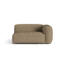 Martina Modulares Sofa Sitzelement, Rechte Seite, Sitztiefe 76 cm, aus Boucle in Cappuccino (Monet Cappucino), 160x106 cm von Micadoni – Bild 1