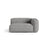 Martina Modulares Sofa Sitzelement, Rechte Seite, Sitztiefe 76 cm, aus Boucle in Graphit (Monet Graphite), 160x106 cm von Micadoni – Bild 1
