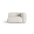 Martina Modulares Sofa Sitzelement, Rechte Seite, Sitztiefe 76 cm, aus Boucle in Grau Beige meliert (Monet Pearl), 120x106 cm von Micadoni – Bild 1