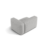 Martina Modulares Sofa Sitzelement, Rechte Seite, Sitztiefe 76 cm, aus Boucle in Silber (Monet Silver), 120x106 cm von Micadoni – Bild 4