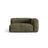Martina Modulares Sofa Sitzelement, Rechte Seite, Sitztiefe 76 cm, aus Cord in Moosgrün (Tilia 37), 160x106 cm von Micadoni – Bild 1