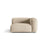 Martina Modulares Sofa Sitzelement, Rechte Seite, Sitztiefe 76 cm, aus Samt, Cord, Boucle oder Strukturstoff, 120x106 cm von Micadoni – Bild 1